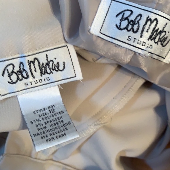 Bob Mackie Lightweight Tan Pants Suit - Picture 14 of 14